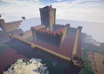 Imagen secundaria 1 - Cuatro castillos de Valladolid recreados con bloques de Minecraft