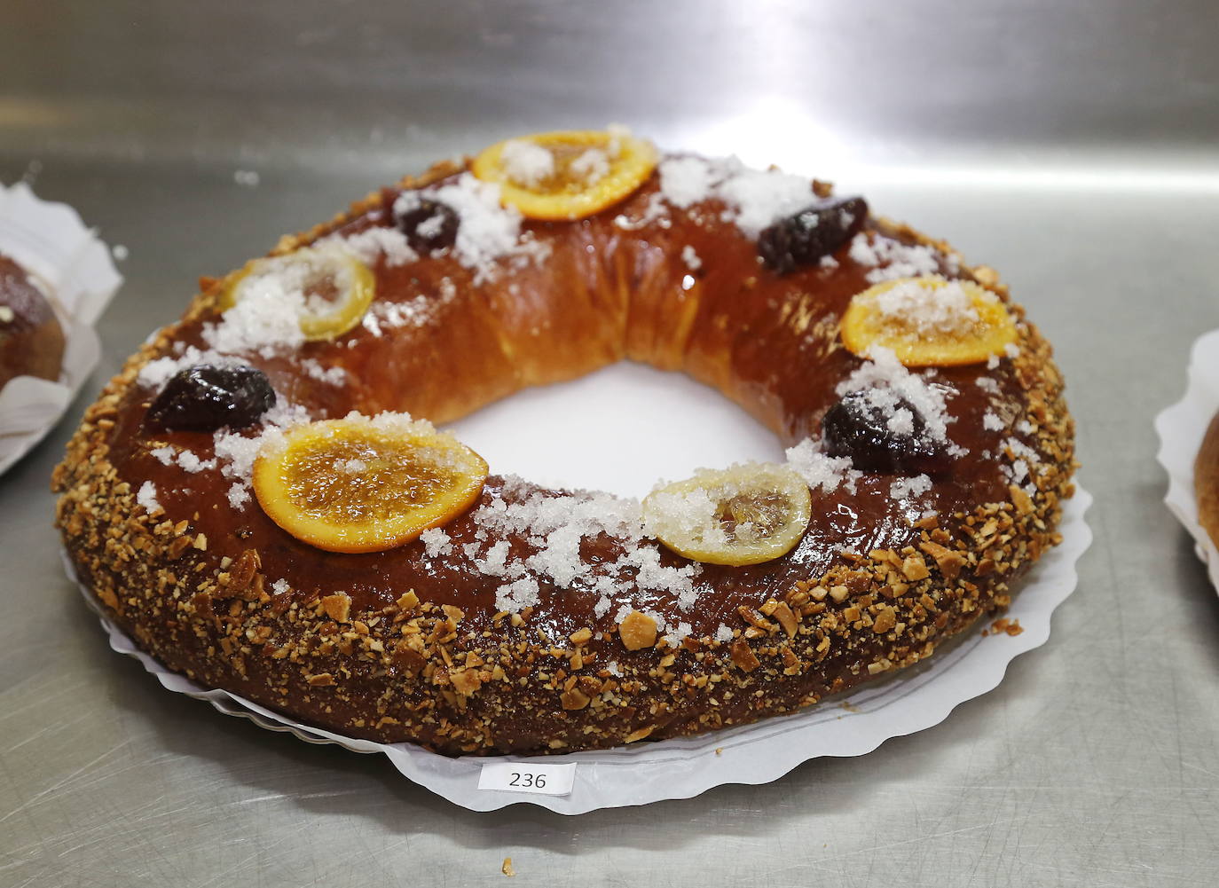 Un roscón de Reyes en una imagen de archivo. 