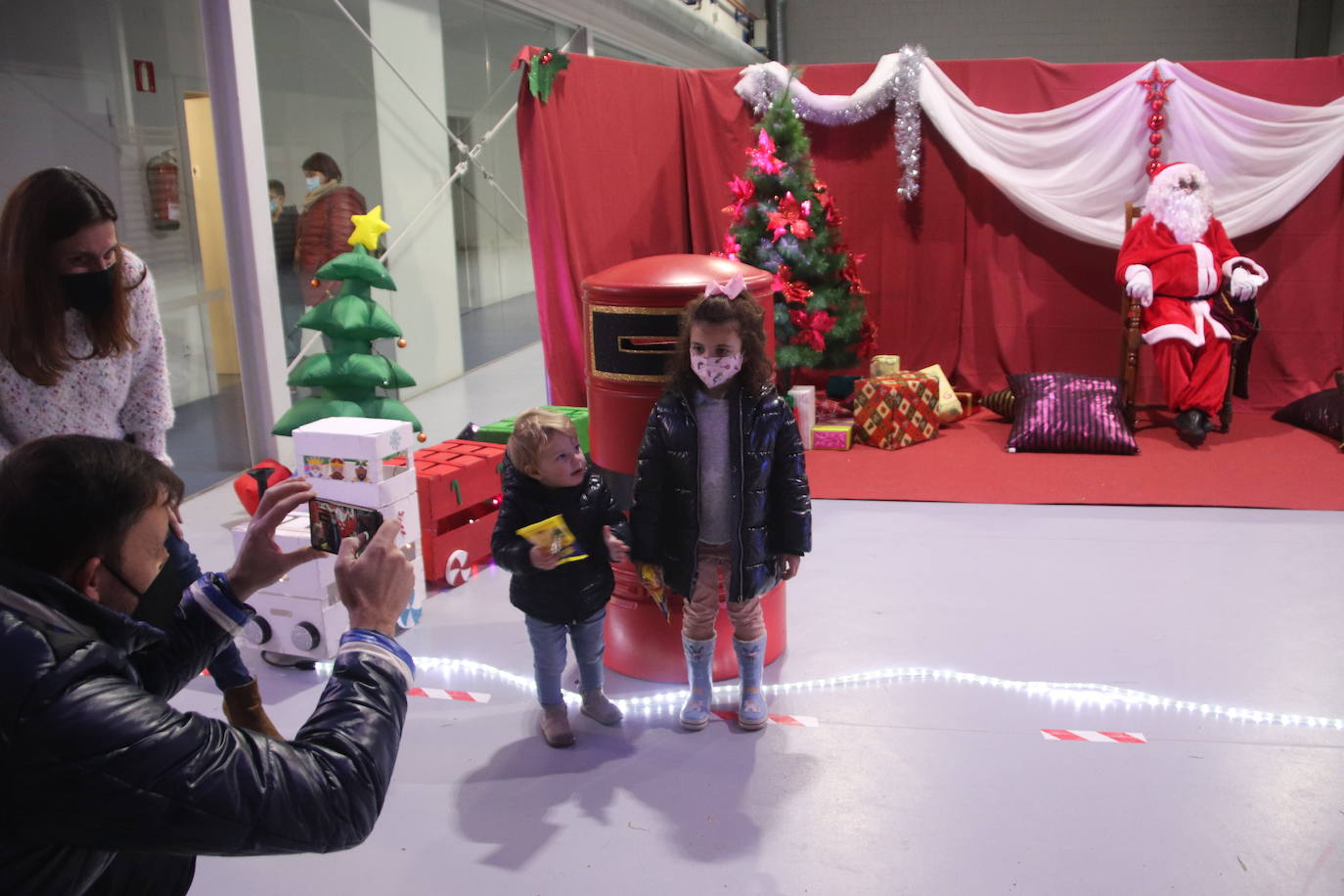 Actos con motivo de la llegada de Papá Noel a Cuéllar.