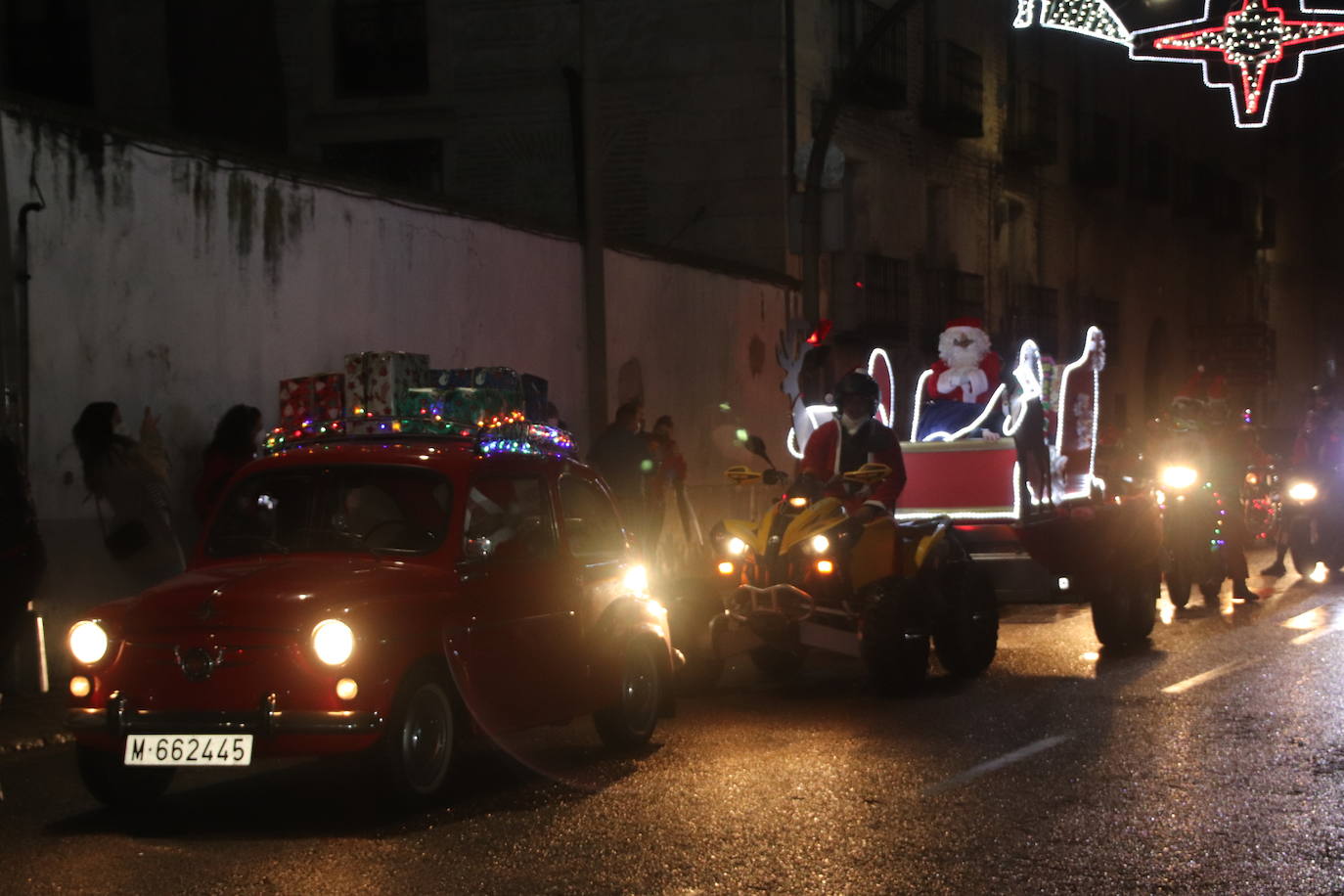 Actos con motivo de la llegada de Papá Noel a Cuéllar.