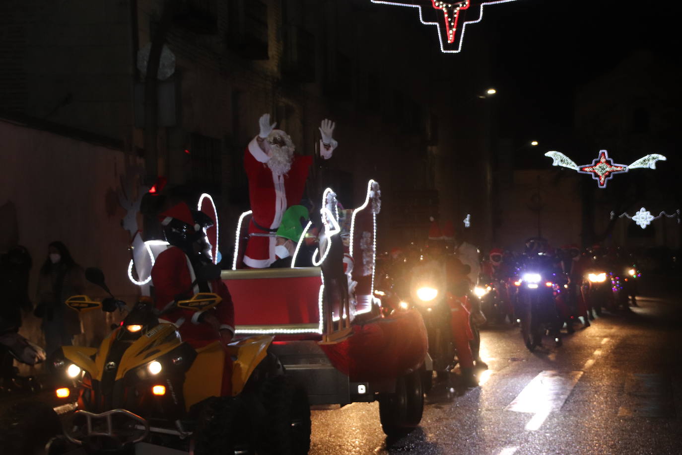 Actos con motivo de la llegada de Papá Noel a Cuéllar.