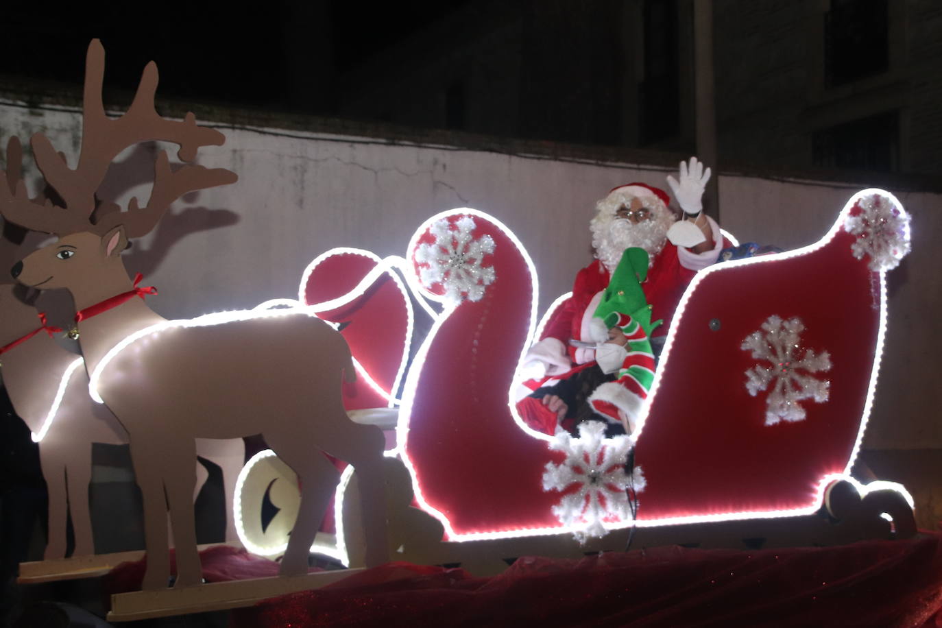 Actos con motivo de la llegada de Papá Noel a Cuéllar.