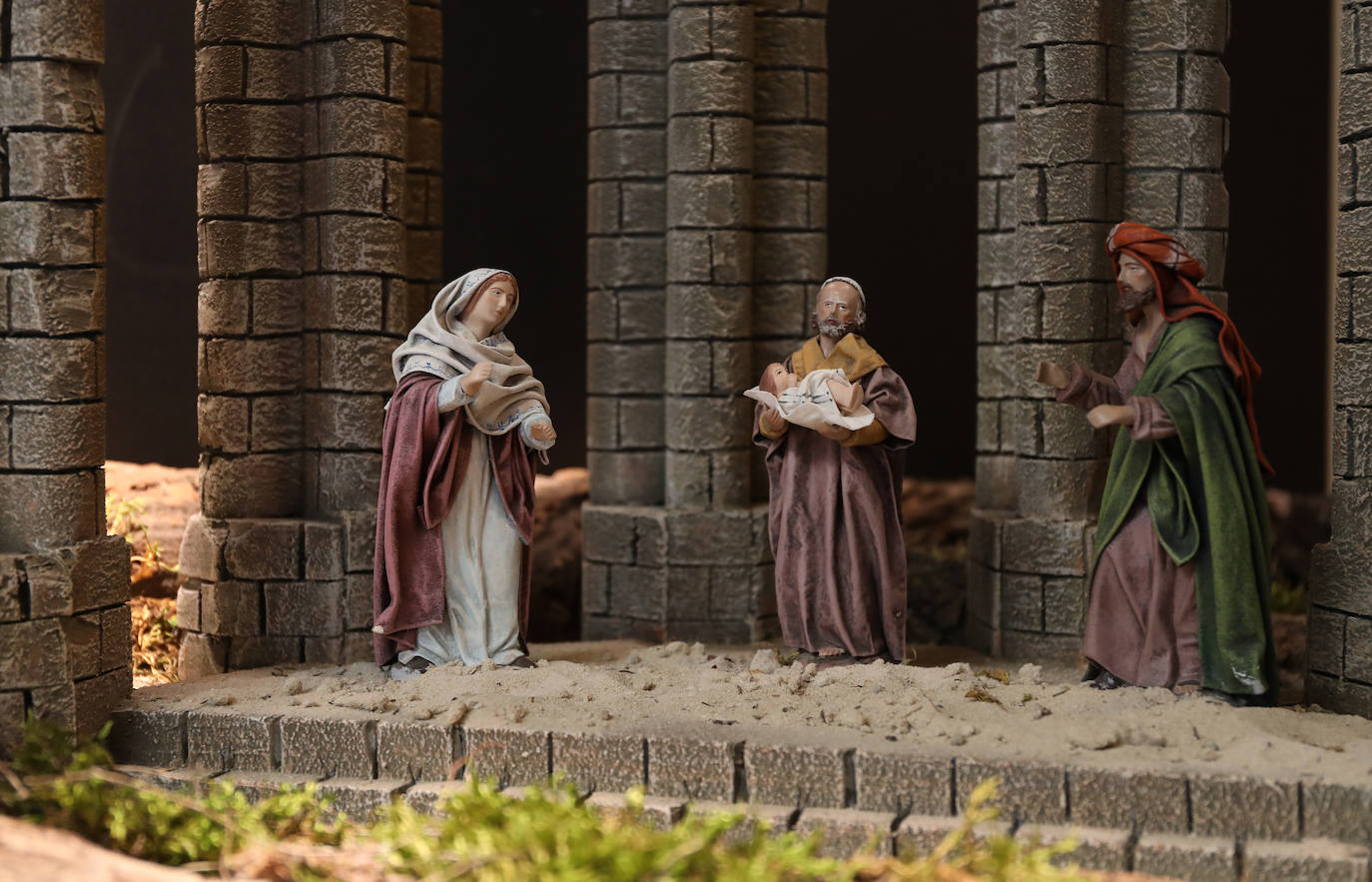 Fotos: La recreación de la cripta, en la Oficina de Turismo