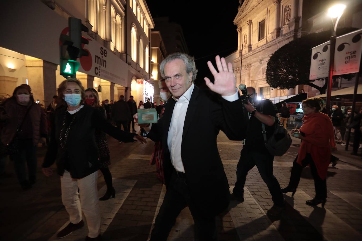 José Coronado recogió la Espiga de Oro durante la Seminci.