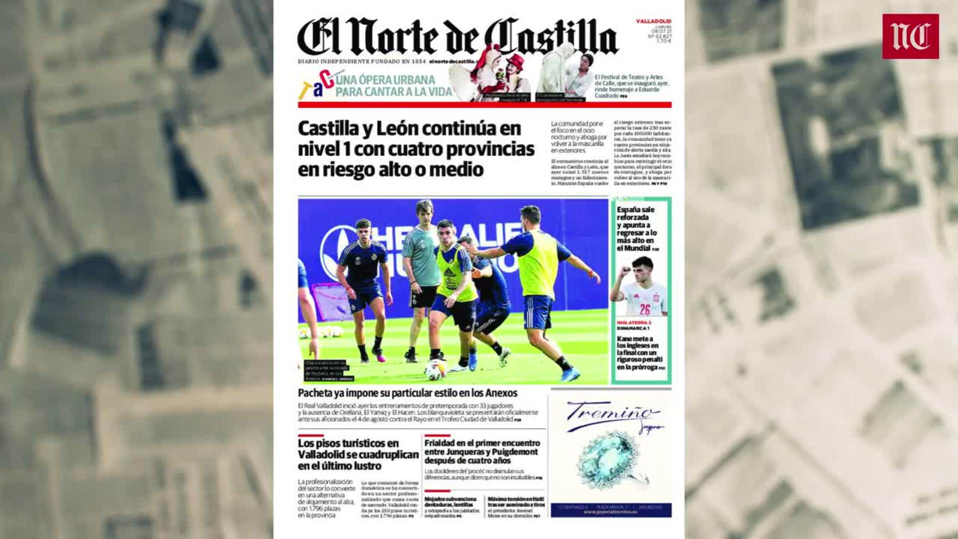 El año 2021 a través de las portadas de El Norte