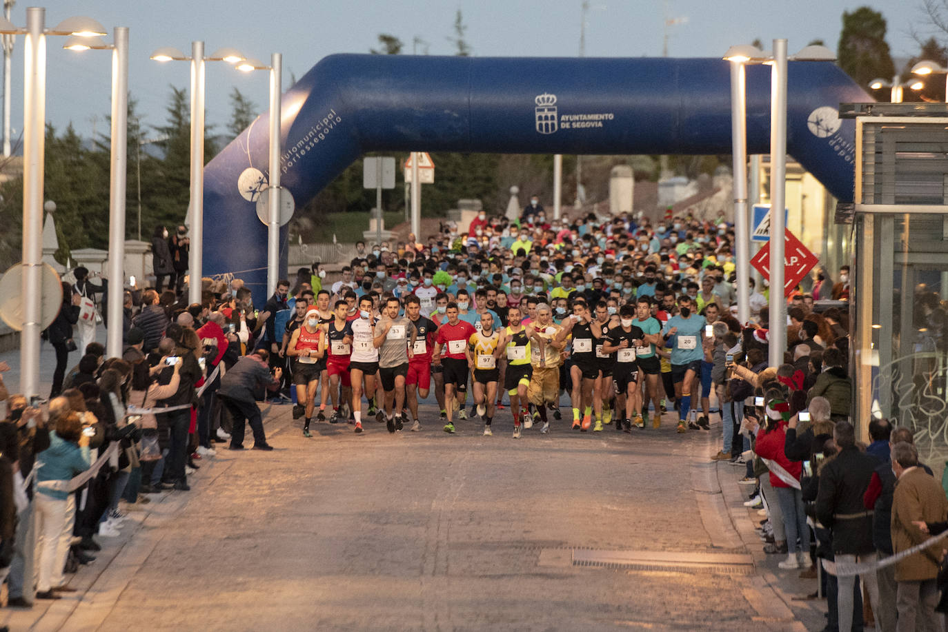 Imágenes de la Carrera de Fin de Año de Segovia.