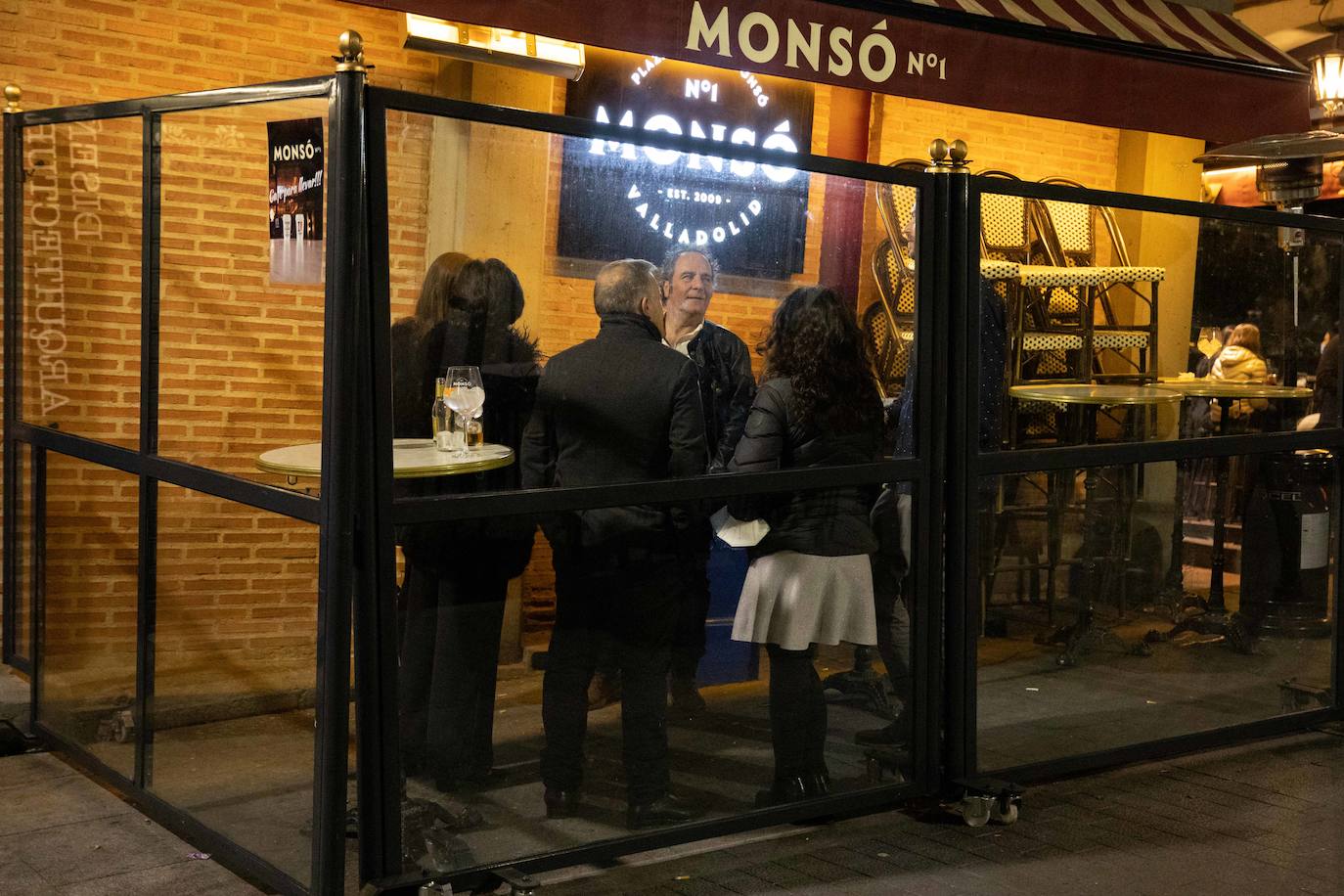 El ambiente de Valladolid durante esta Nochevieja. 