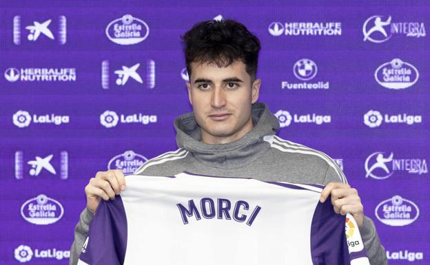 Morcillo, en su presentación en Zorrilla.