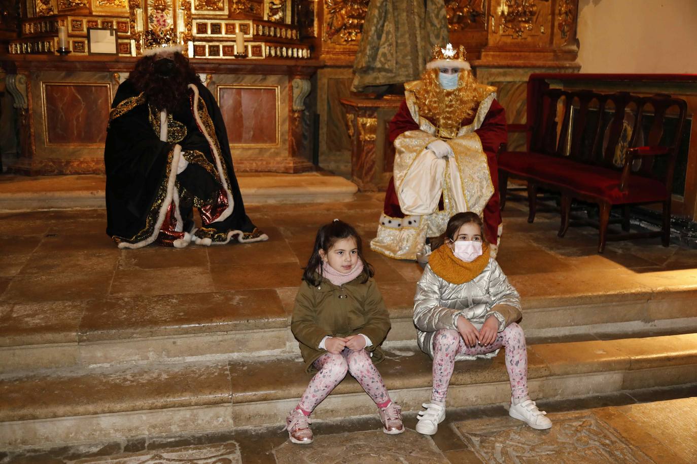 Los Reyes reciben las cartas de los niñosde la comarca de Peñafiel.