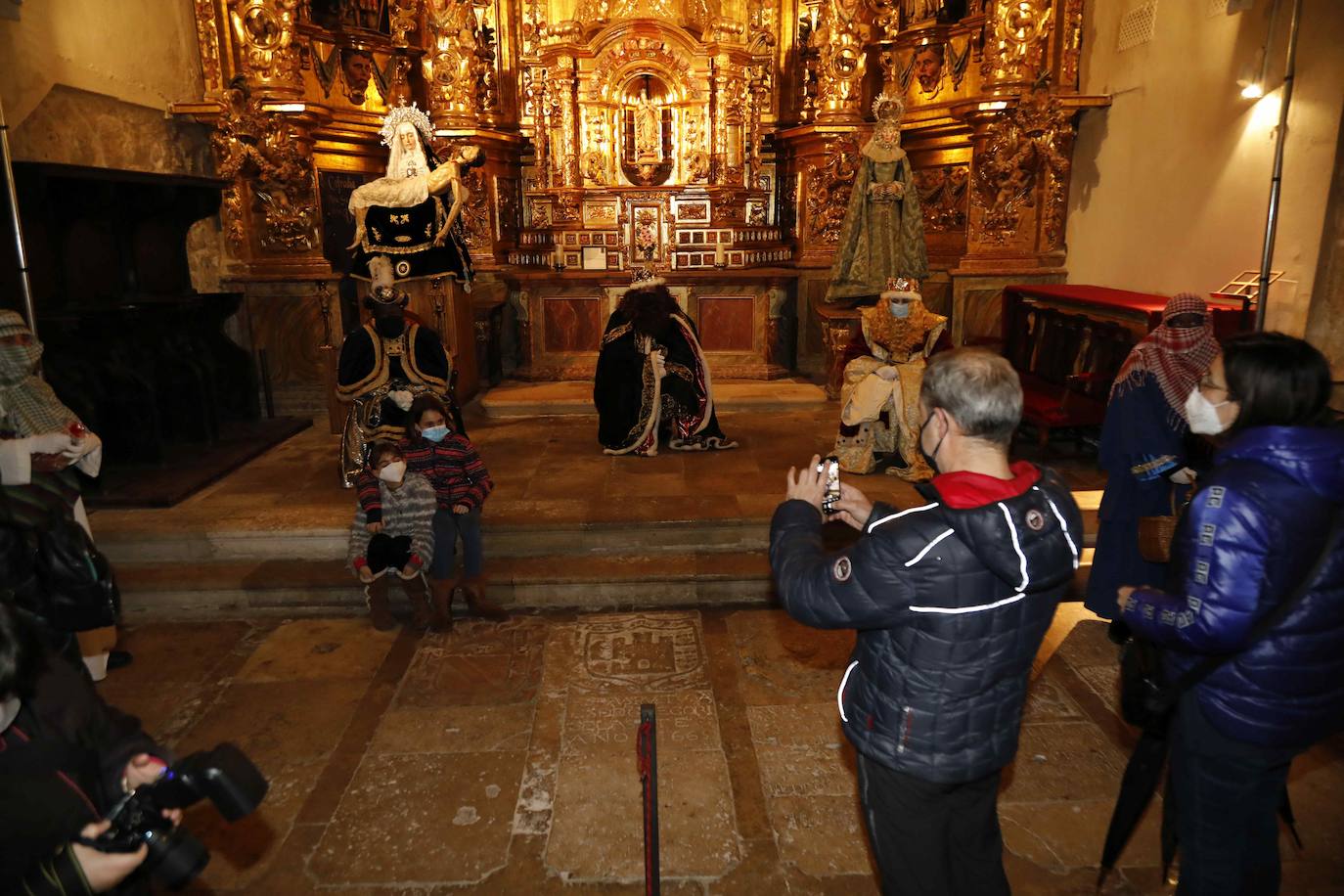 Los Reyes reciben las cartas de los niñosde la comarca de Peñafiel.