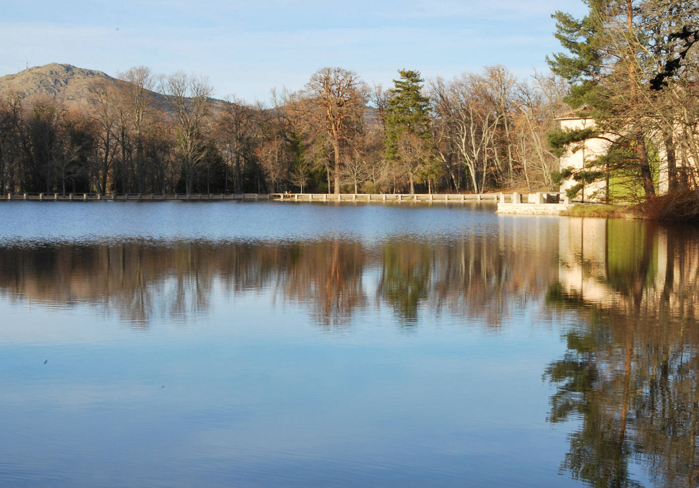 Estanque del Mar del Real Sitio de San Ildefonso.