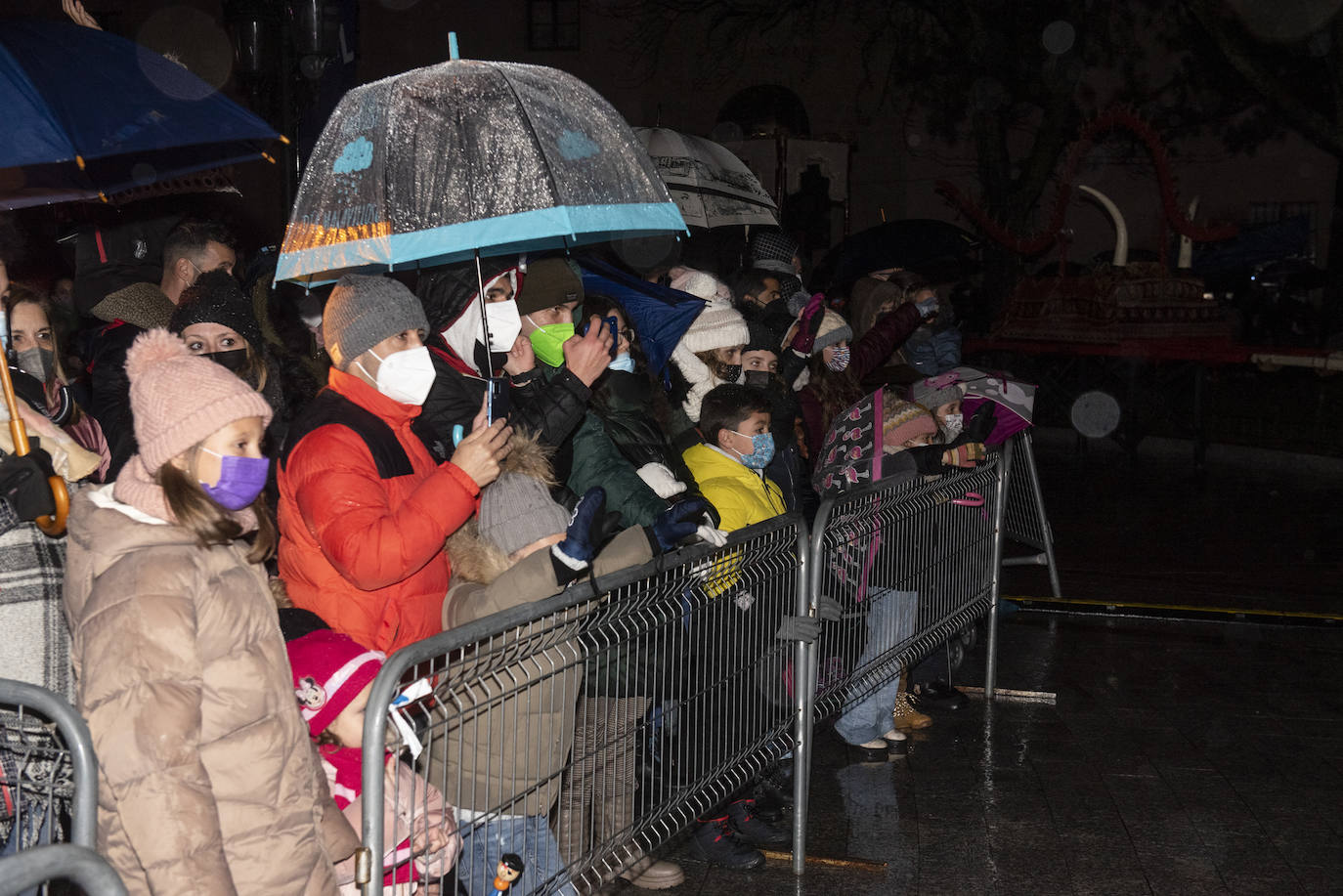 Los Reyes Magos, a su paso por Segovia.