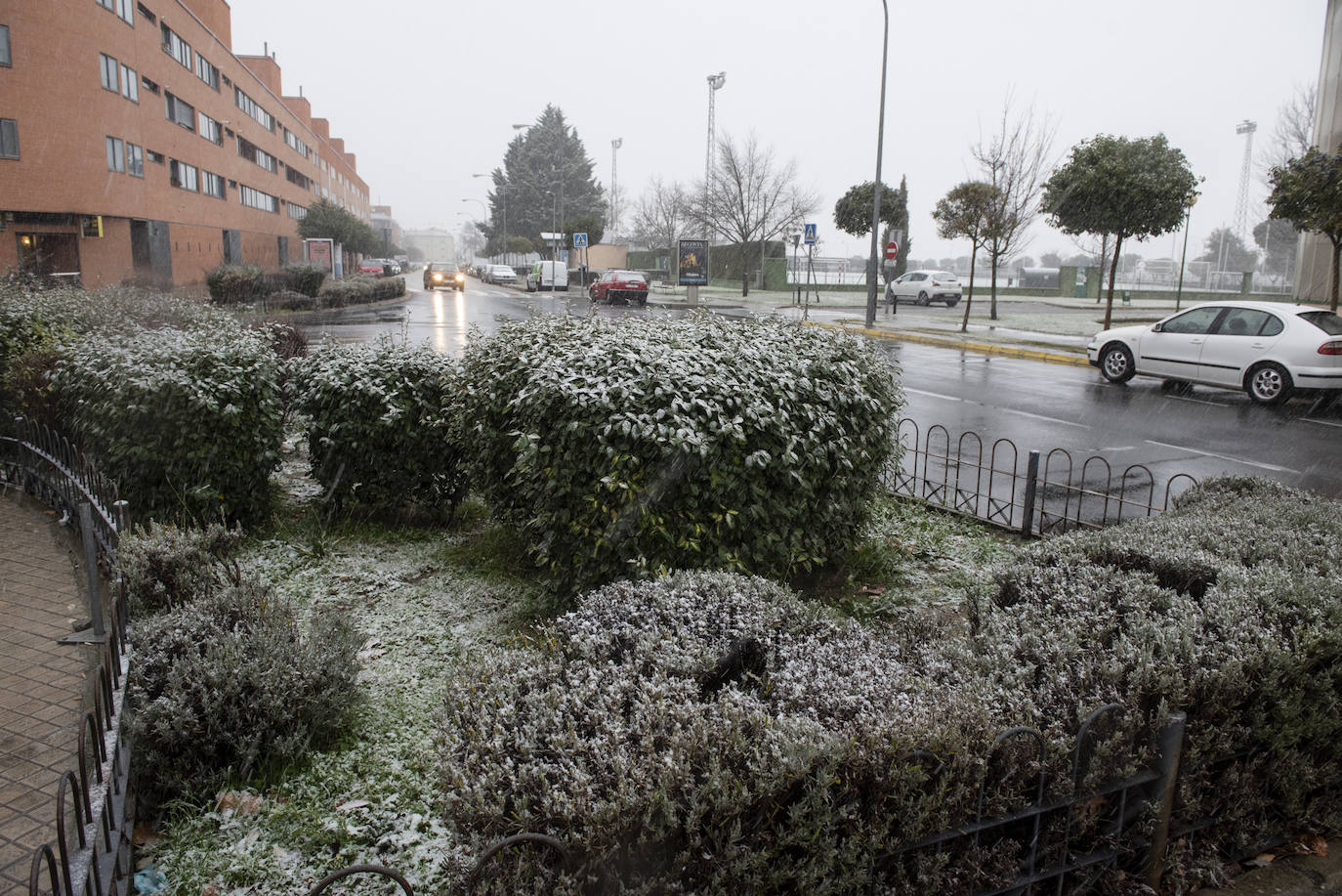 Nevada este miércoles enn la provincia de Segovia.