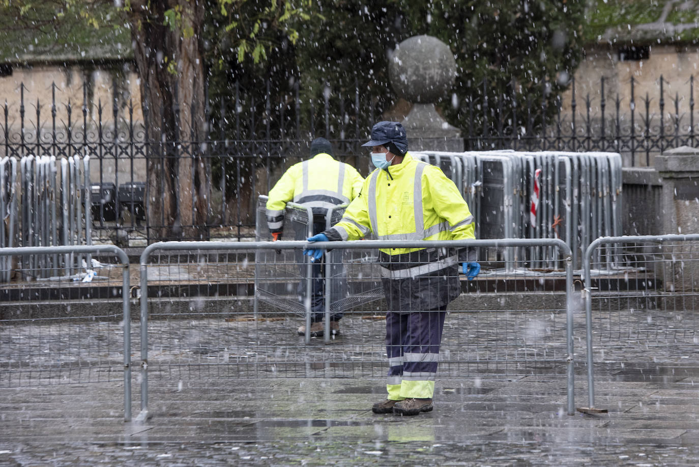 Nevada este miércoles enn la provincia de Segovia.