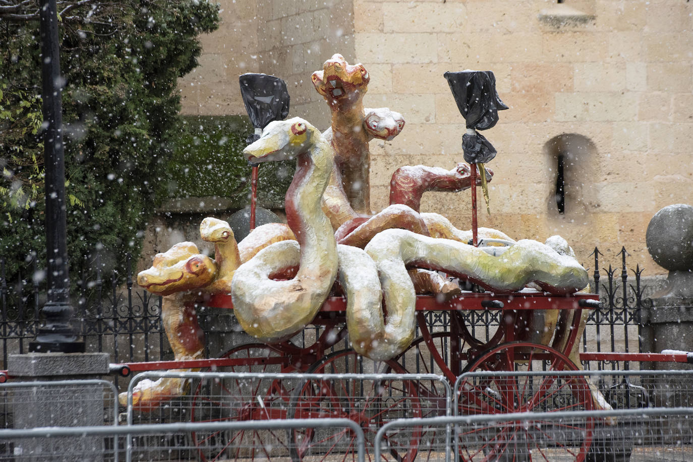 Nevada este miércoles enn la provincia de Segovia.