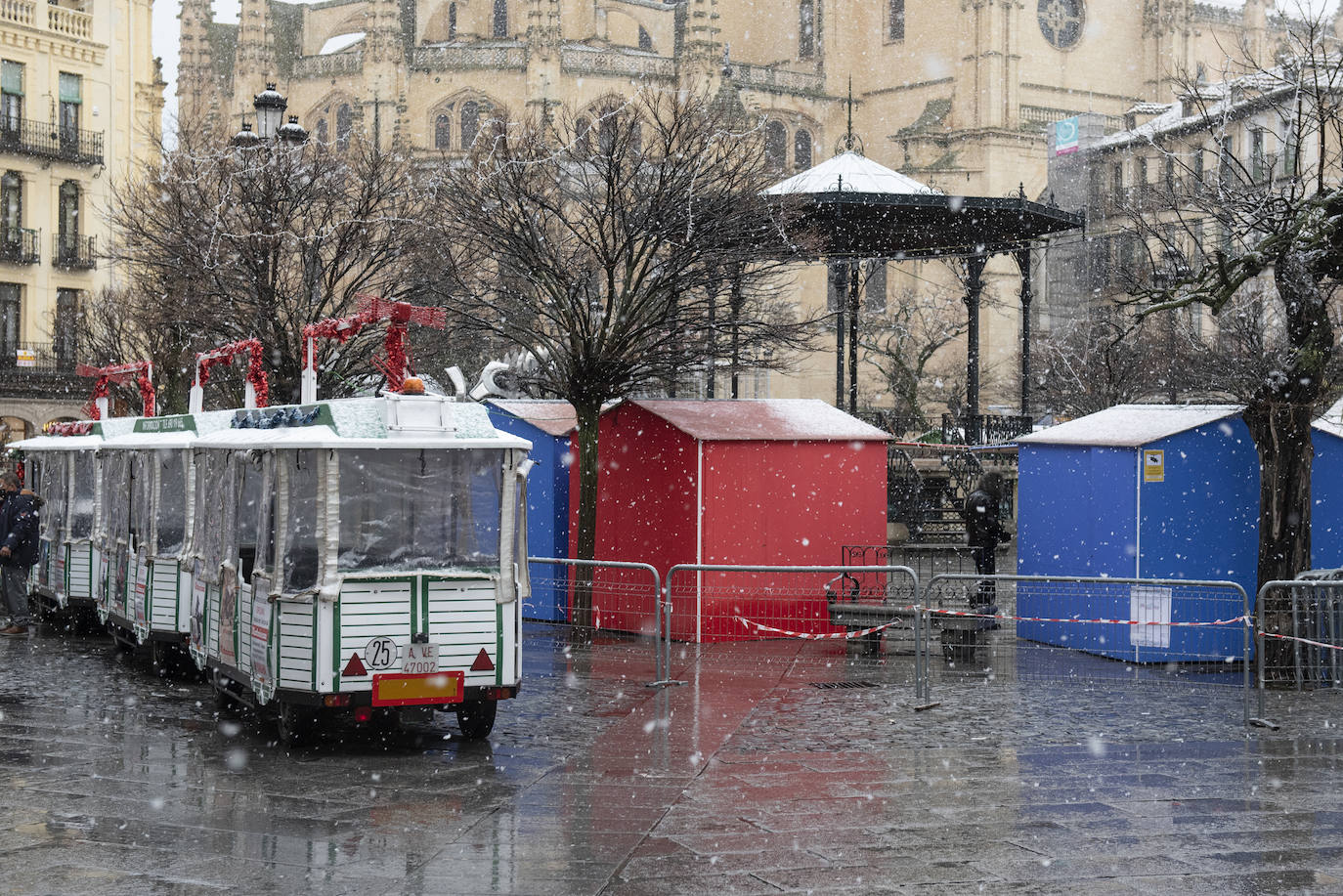 Nevada este miércoles enn la provincia de Segovia.