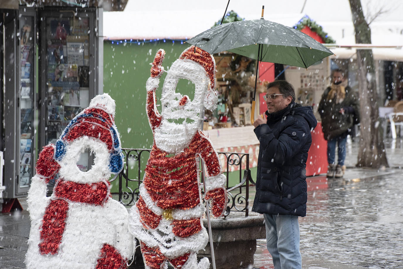 Nevada este miércoles enn la provincia de Segovia.