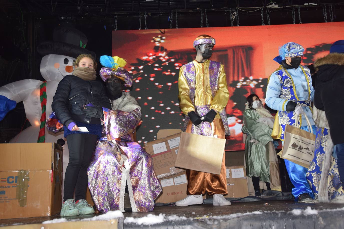 Fotos: Recepción de los Reyes Magos en Velilla