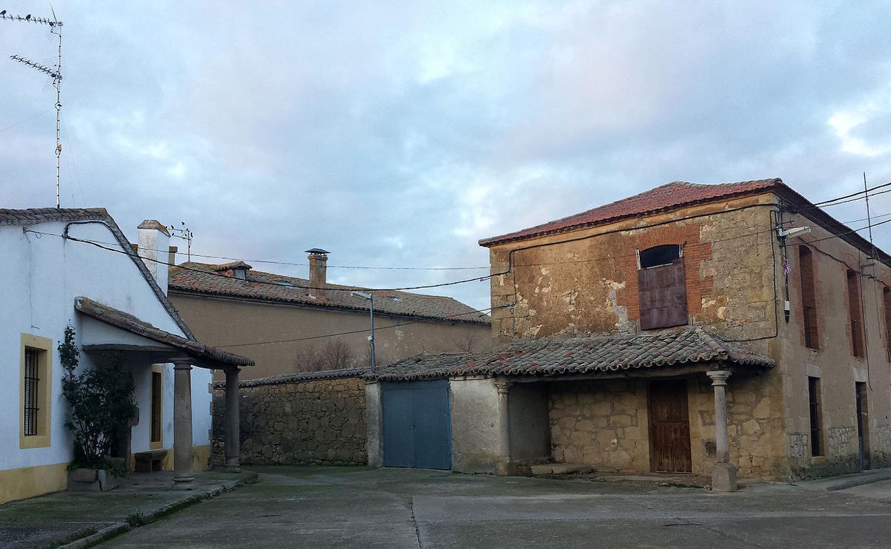 Una calle de Aldehuela de la Bóveda