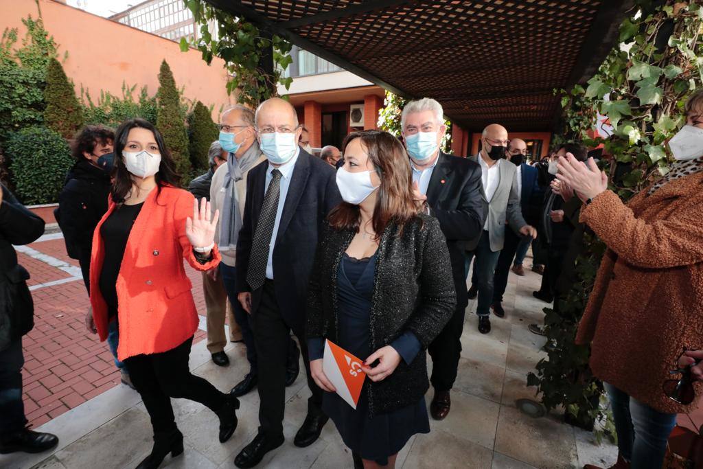 Inés Arrimadass, Francisco Igea y Gema Villarroel. 