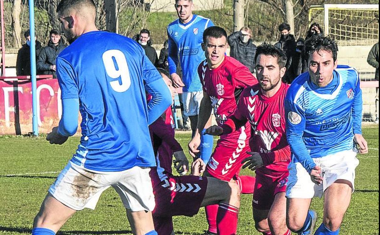 Choque entre el Turégano y el Unami, este fin de semana. 