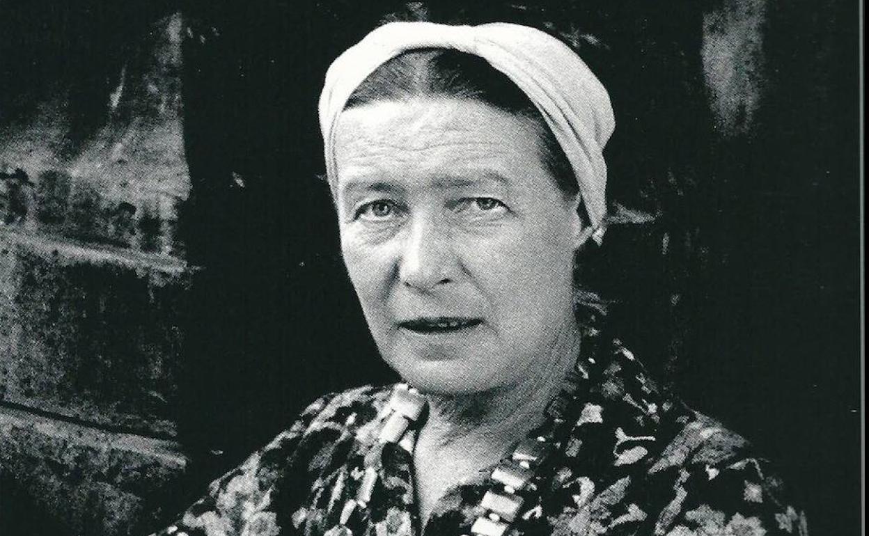 Simone de Beauvoir.