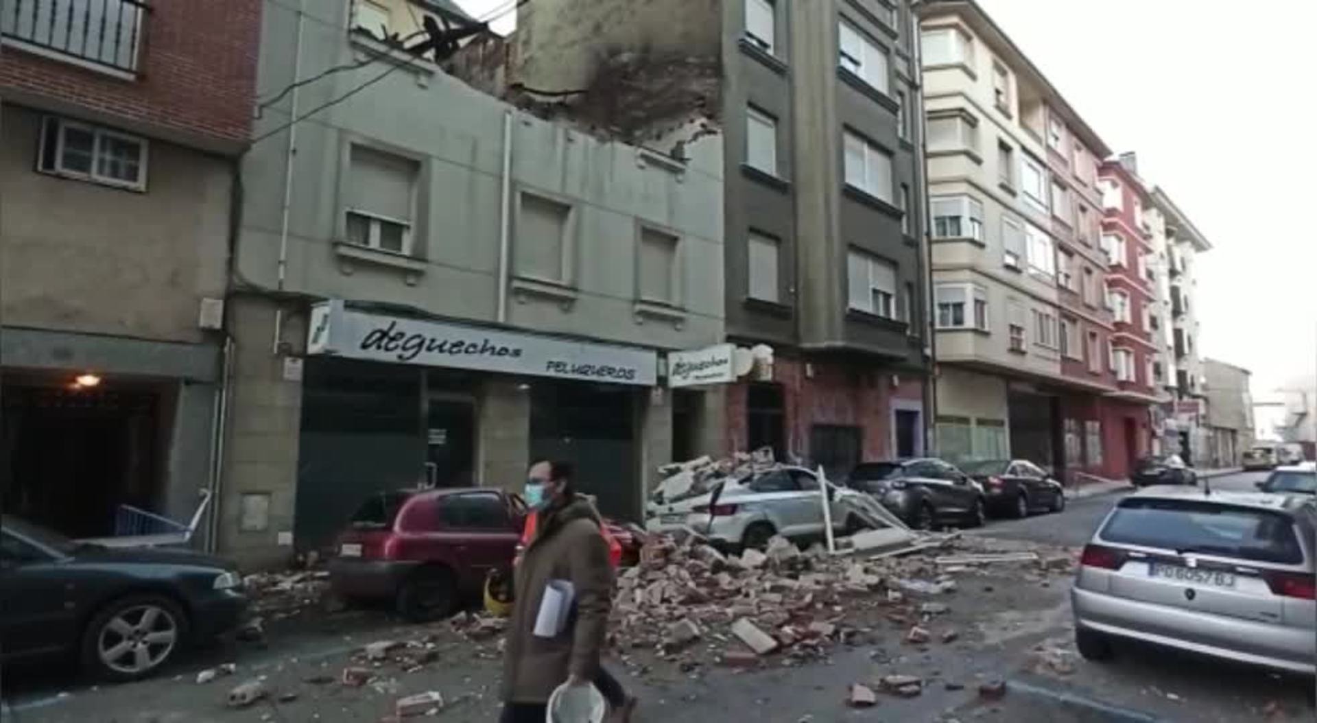 Hace explotar su casa antes de ser desahuciado en Ponferrada
