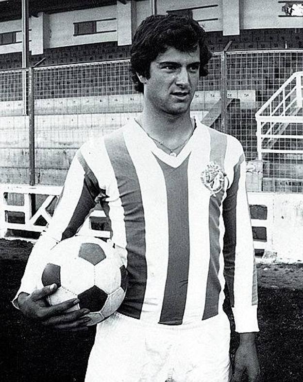 Luis Miguel Gail, en su etapa de jugador del Real Valladolid