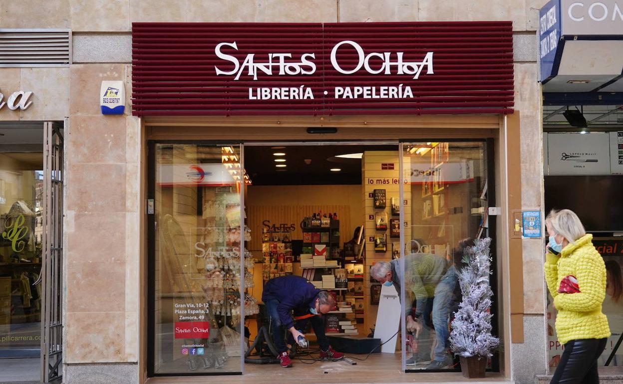 Librería Santos Ochoa, una de las librerías beneficiadas. 