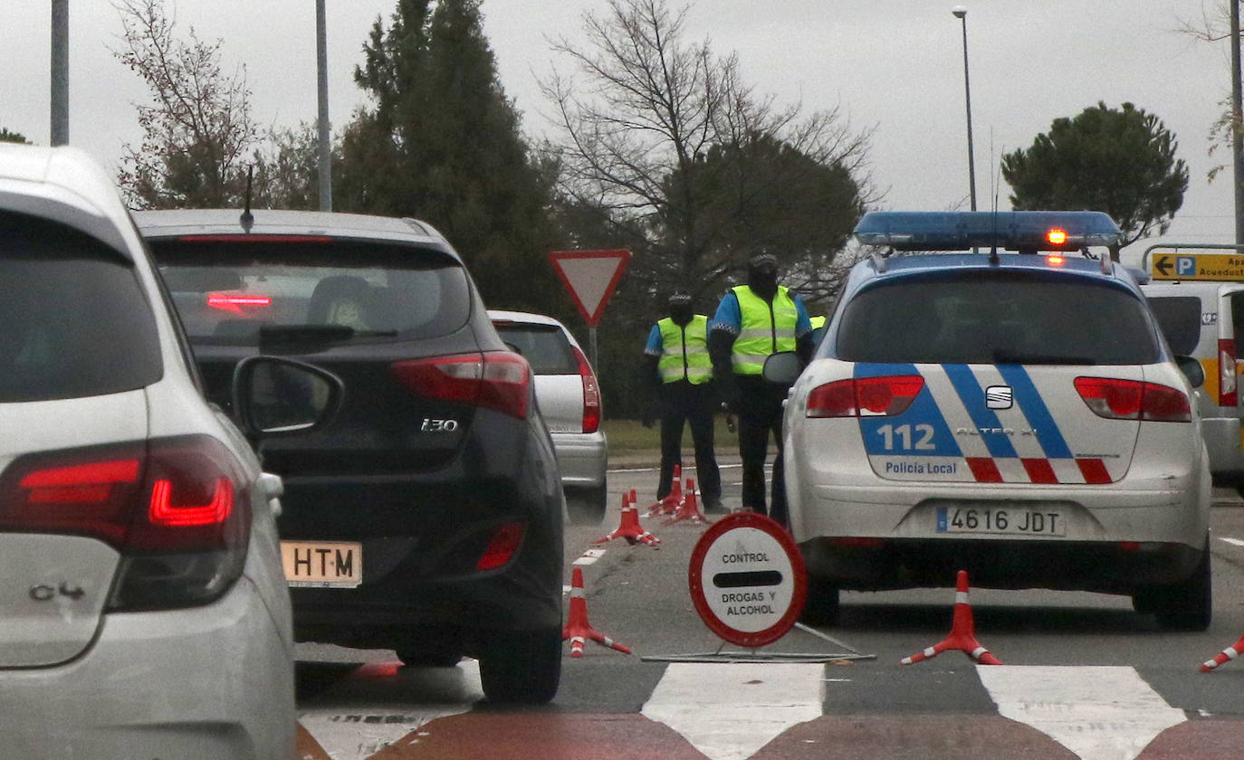 Control de la Policía Local de Segovia.