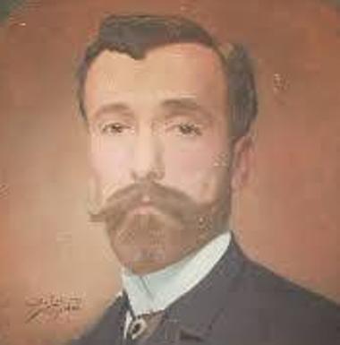 Retrato de Juan Planella, autor de la obra. 