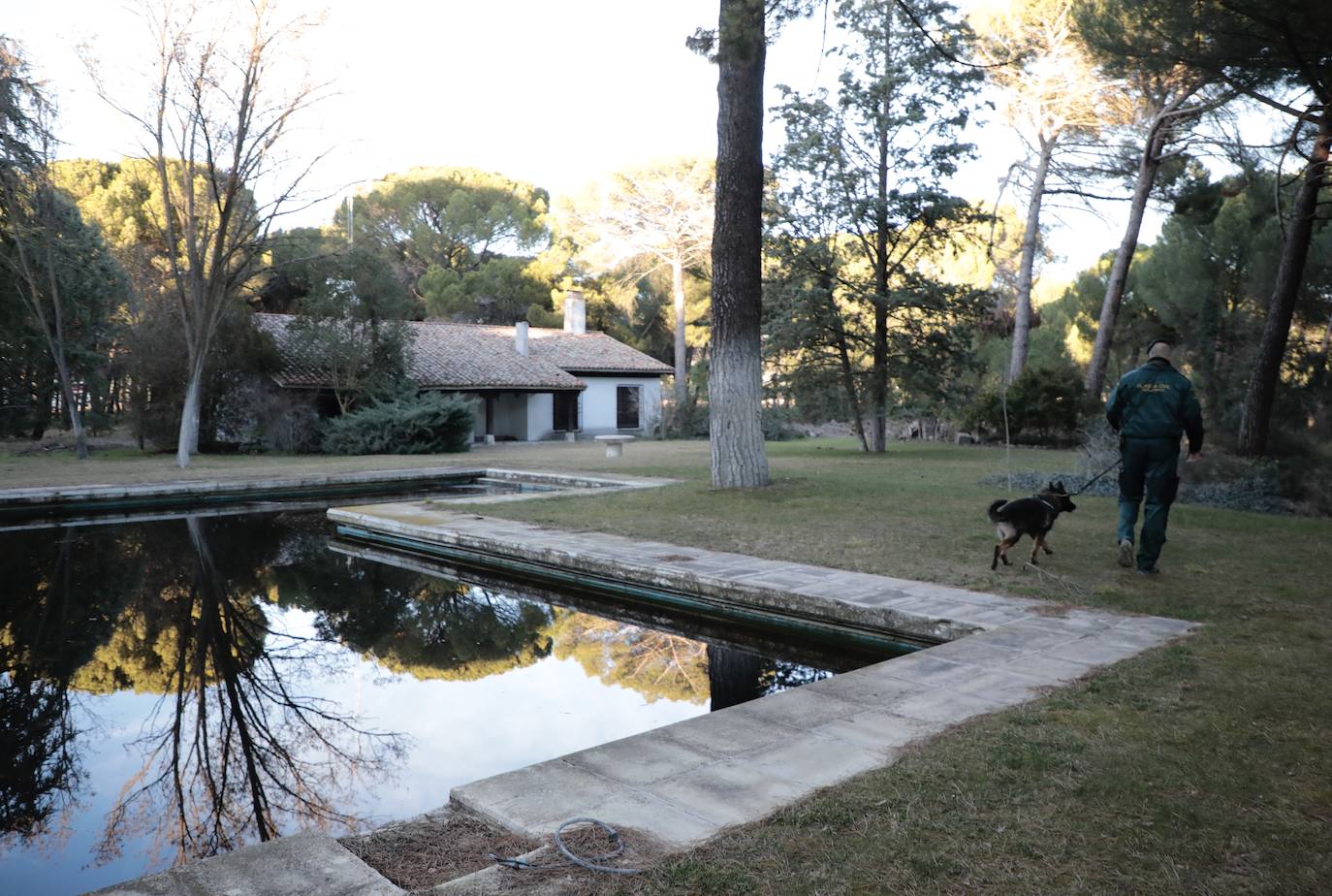 Fotos: Búsqueda con perros de la mujer desaparecida en Traspinedo