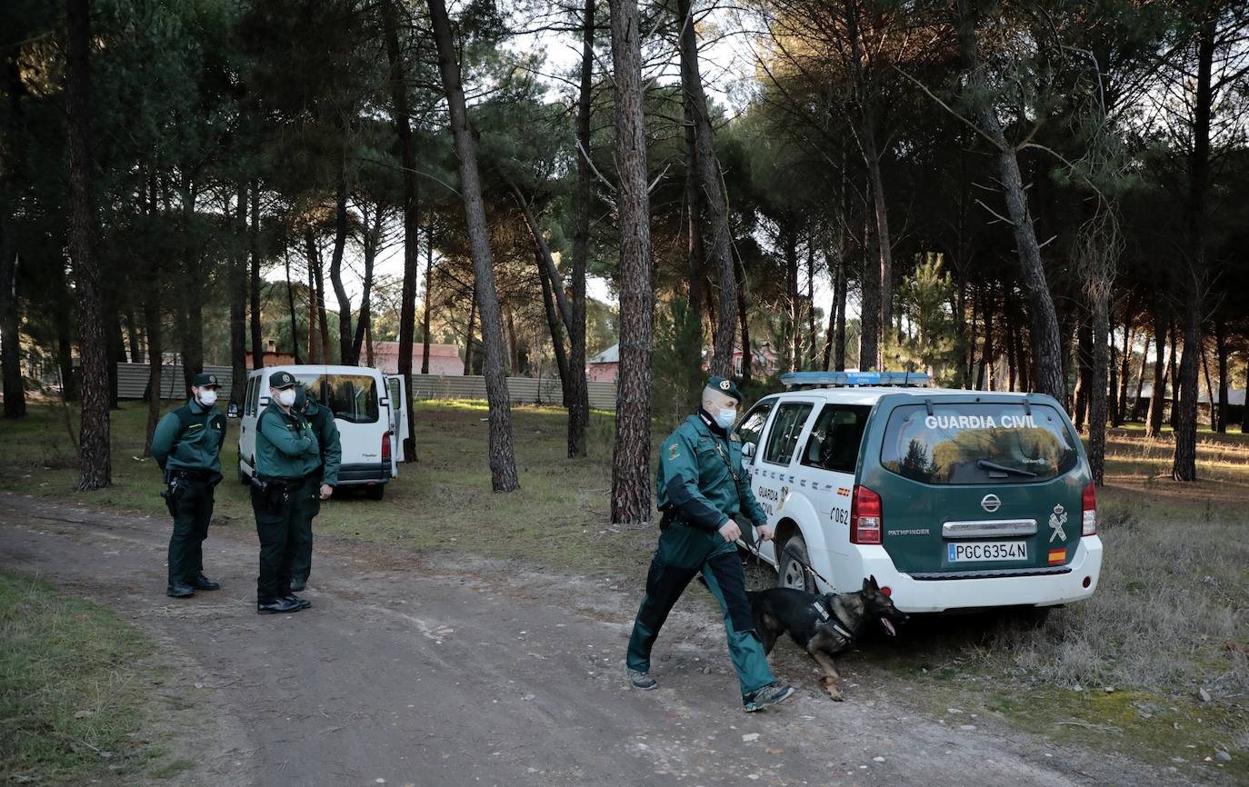 Fotos: Búsqueda con perros de la mujer desaparecida en Traspinedo