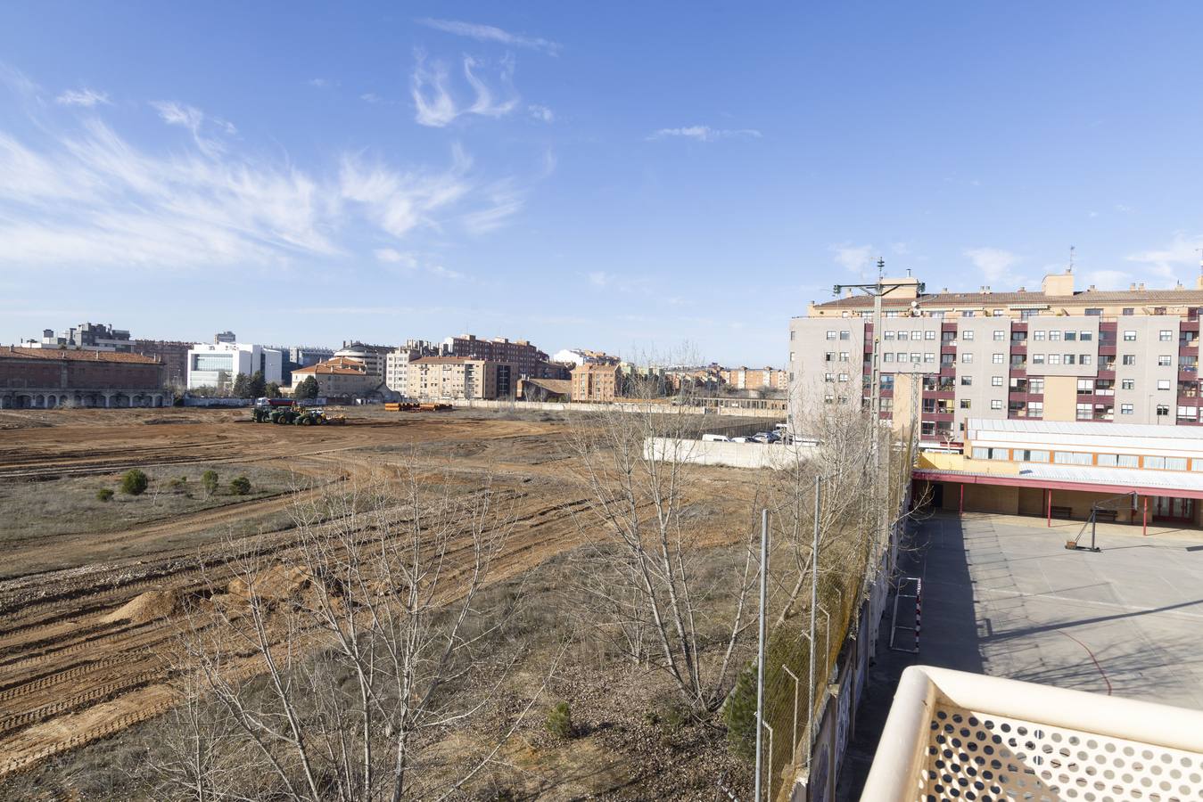 Fotos: Trabajos de urbanización en los terrenos de los cuarteles de Farnesio de Valladolid