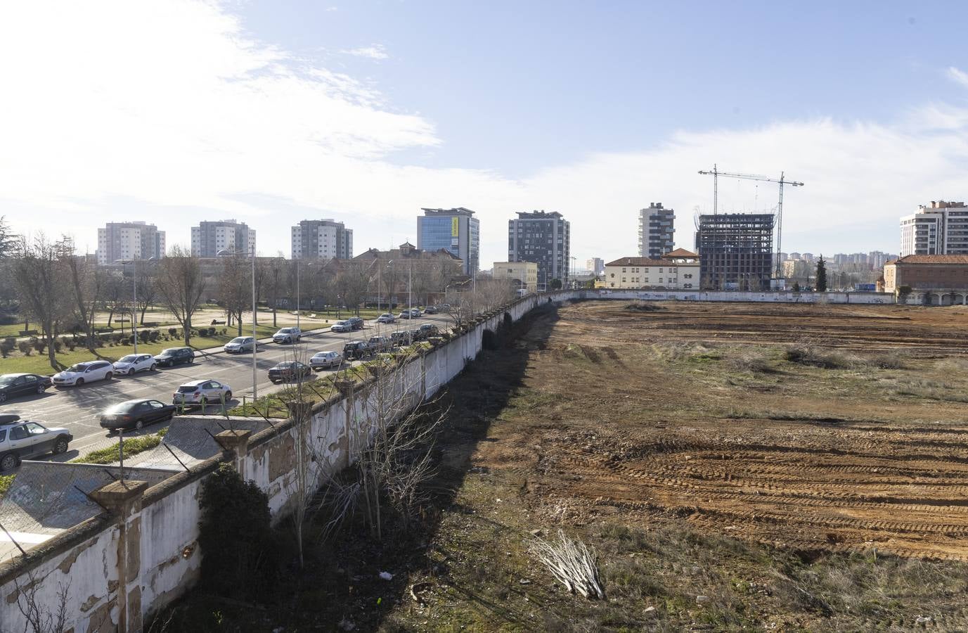 Fotos: Trabajos de urbanización en los terrenos de los cuarteles de Farnesio de Valladolid