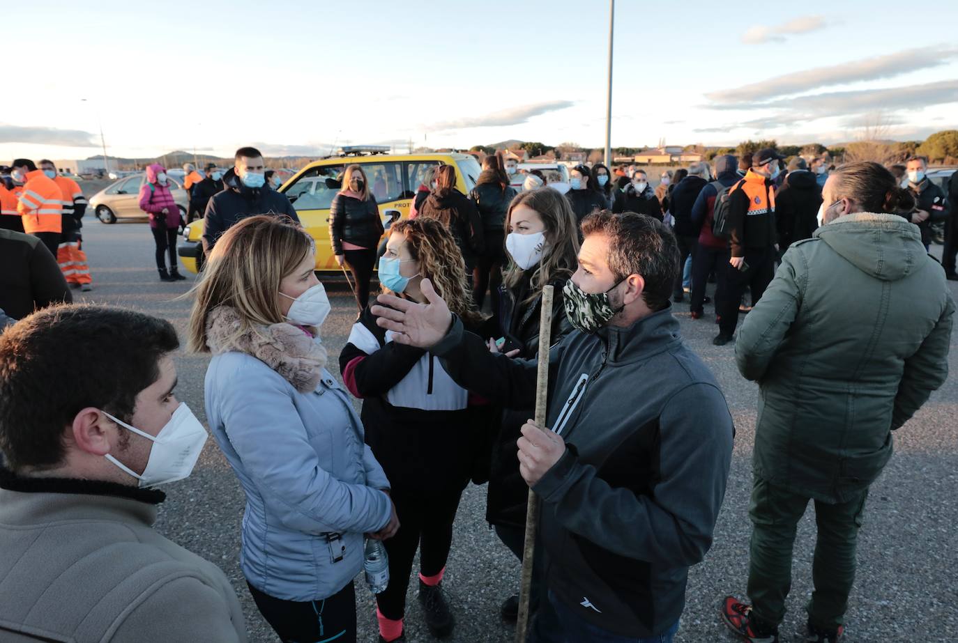 Los vecinos de Traspinedo buscan a Esther López. 