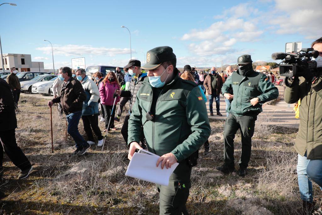 Los vecinos de Traspinedo buscan a Esther López. 