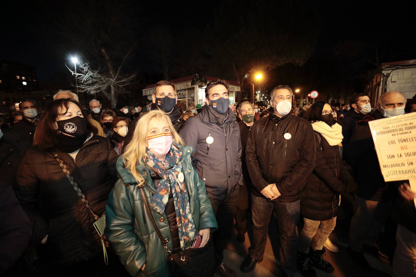 Concentración por el soterramiento en Valladolid