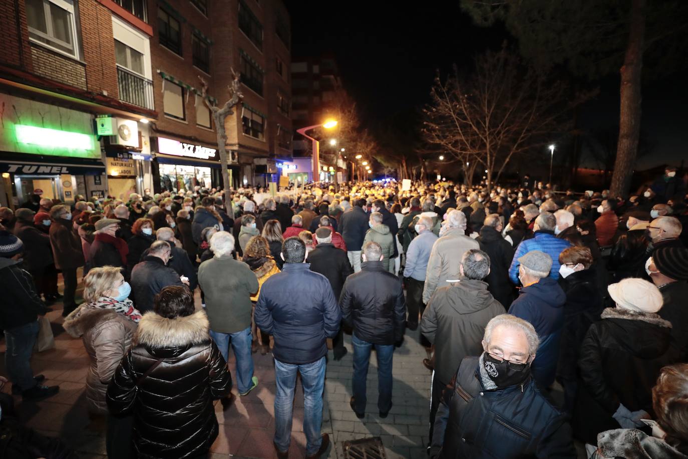 Concentración por el soterramiento en Valladolid