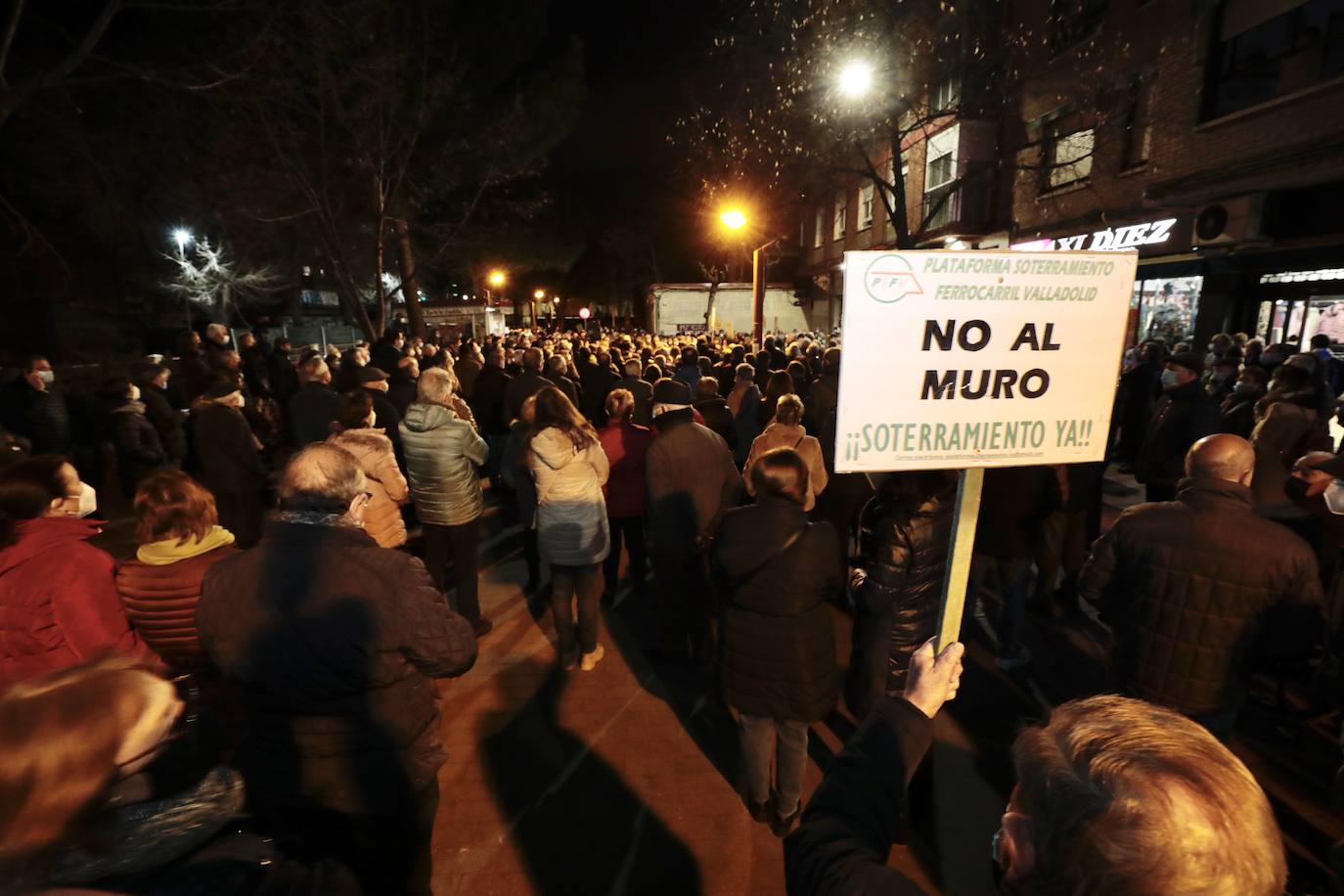 Concentración por el soterramiento en Valladolid