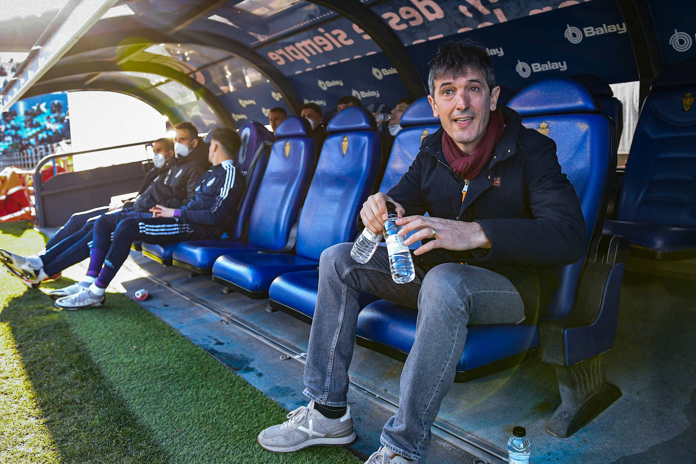Partido entre el Real Zaragoza y el Real Valladolid, en La Romareda. 