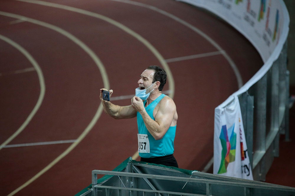 Bruno Hortelano, ilustres integrantes del 4x400, junto al salmantino Álvaro de Arriba, los grandes protagonistas de la tarde de atletismo en la Carlos Gil Pérez