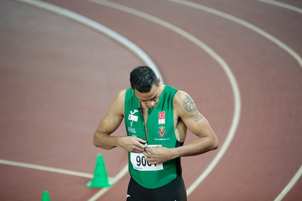 Bruno Hortelano, ilustres integrantes del 4x400, junto al salmantino Álvaro de Arriba, los grandes protagonistas de la tarde de atletismo en la Carlos Gil Pérez