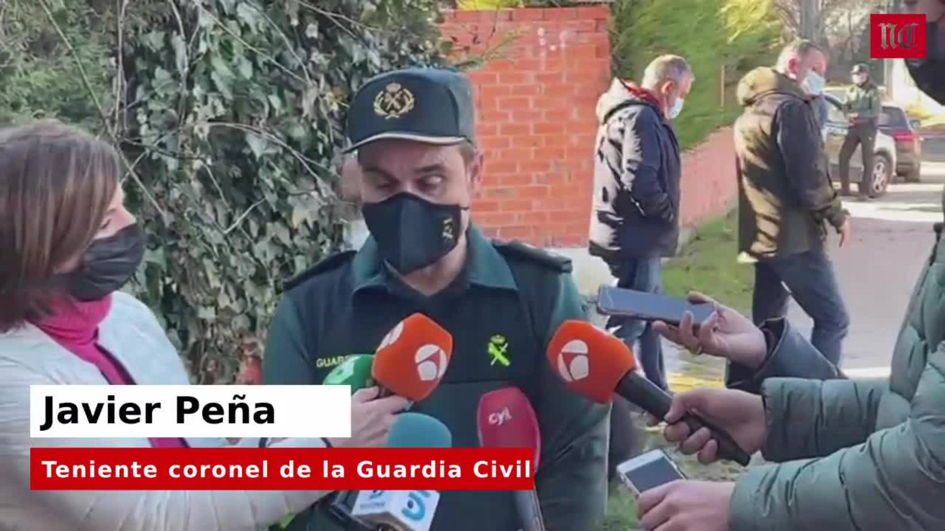 La vivienda que se inspecciona en Traspinedo pertenece al detenido por la desaparición de Esther López