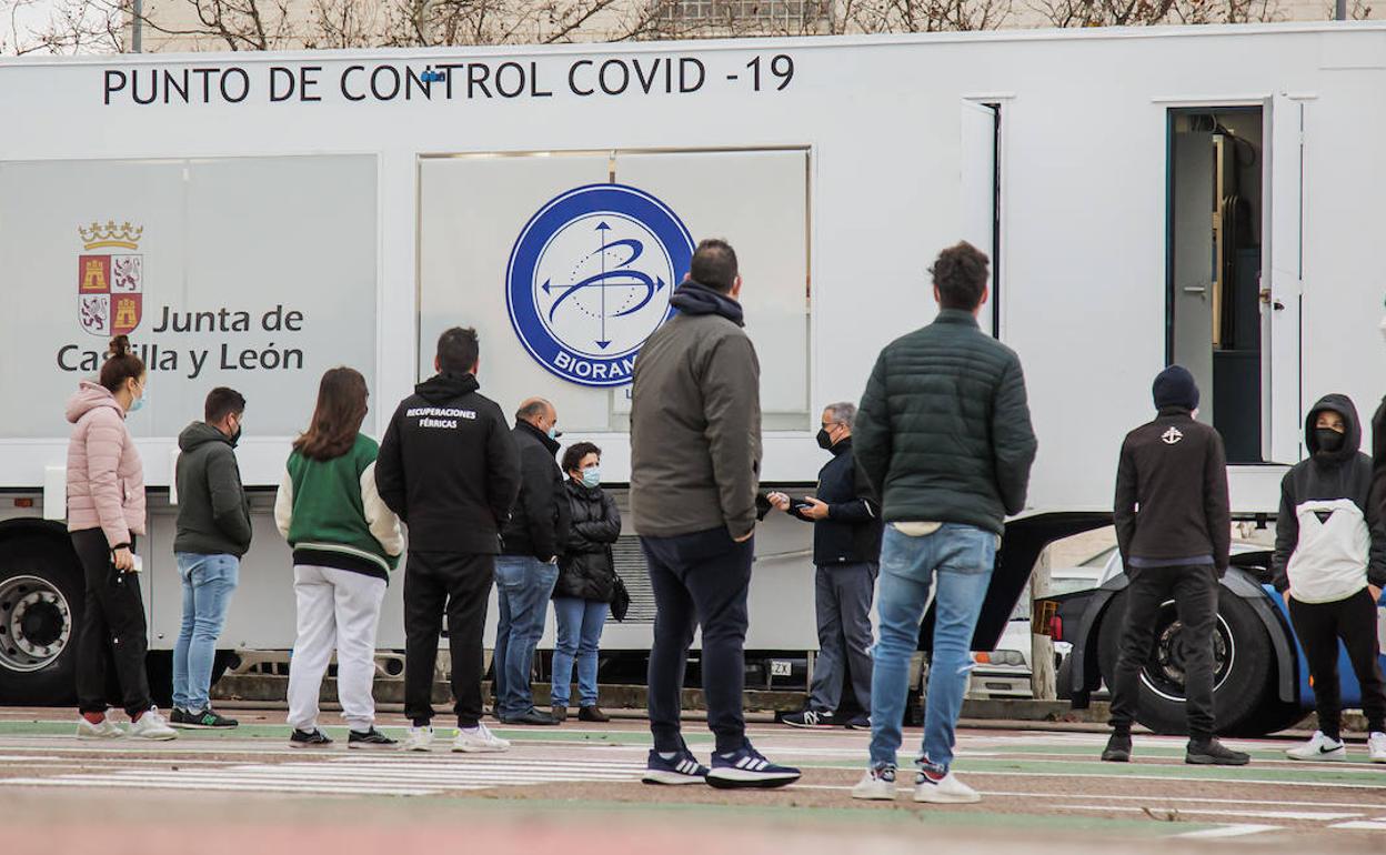 Test de antígenos en Ciudad Rodrigo (Salamanca). 