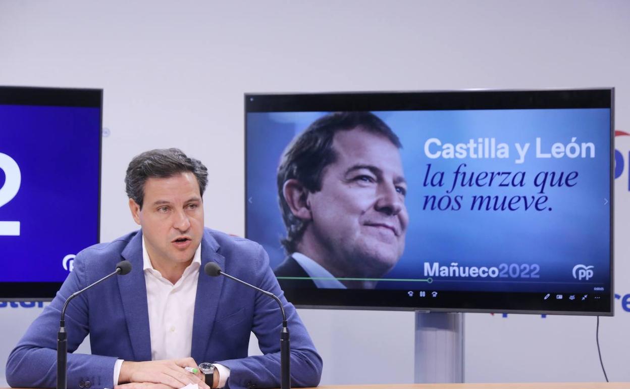 Raúl dela Hoz, director de la campaña de Alfonso Fernández Mañueco.