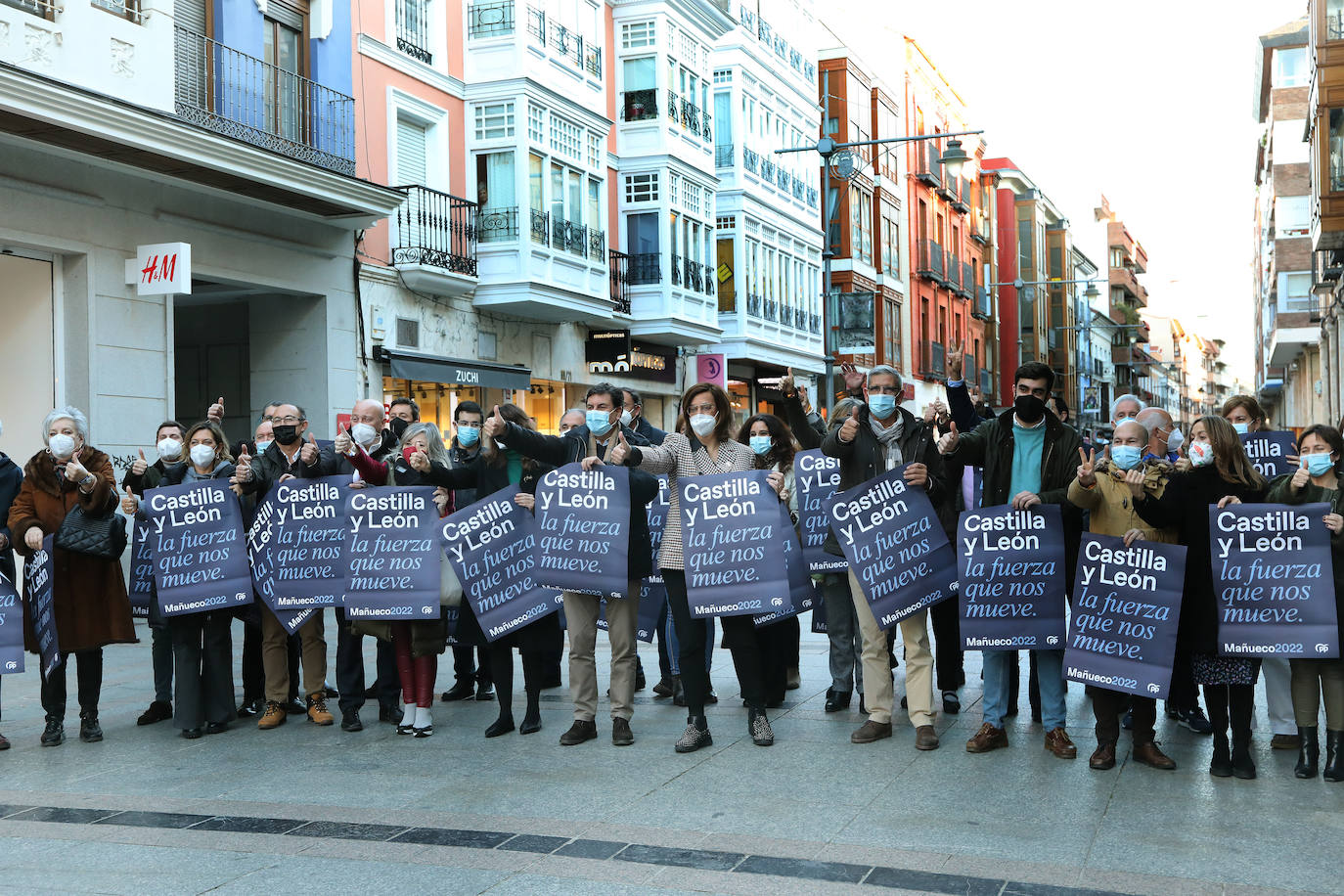 Fotos: Arranque de campaña en Palencia del PSOE y del PP