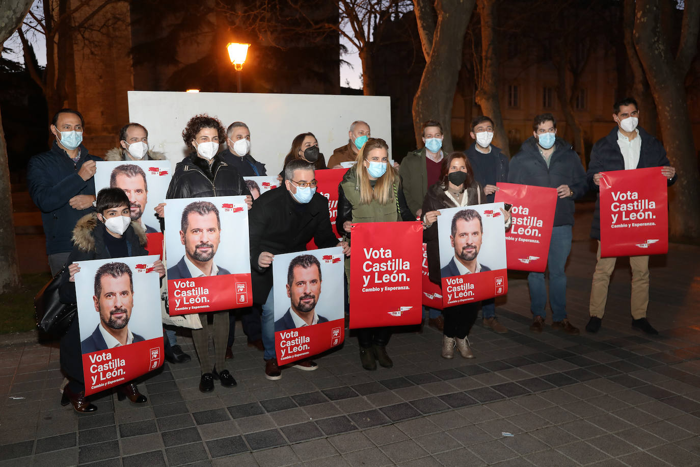 Fotos: Arranque de campaña en Palencia del PSOE y del PP