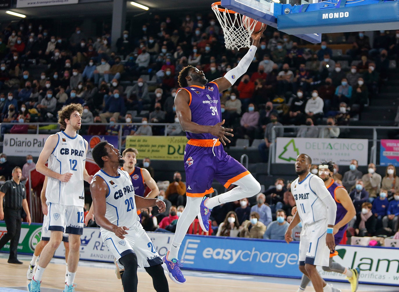 EasyCharger Palencia Baloncesto 74 - 83 C.B Prat