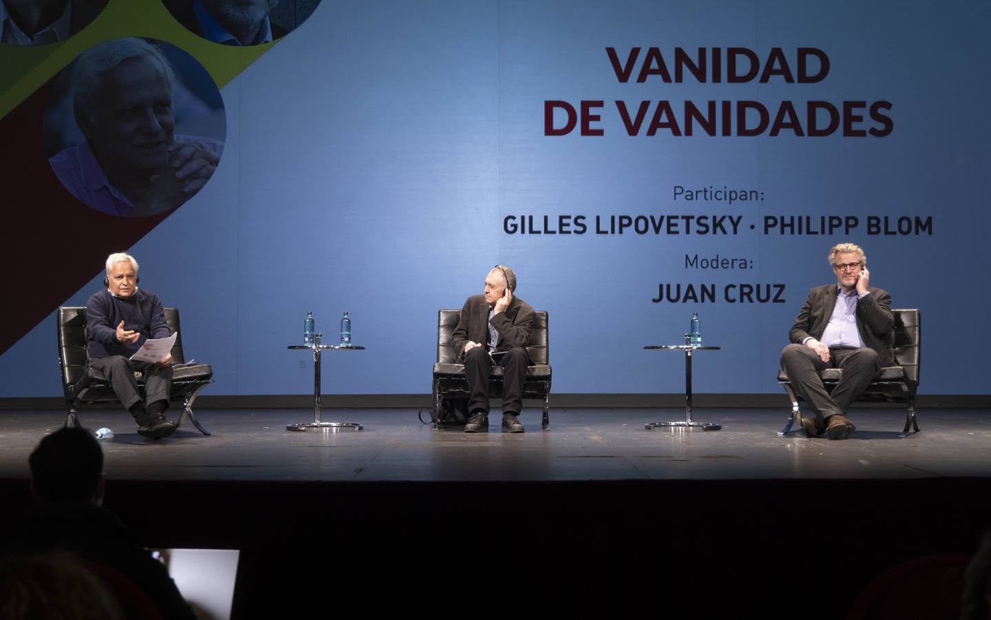 Fotos: Phillipp Blom y Peter Sloterdijk, en el V Foro de la Cultura en Valladolid